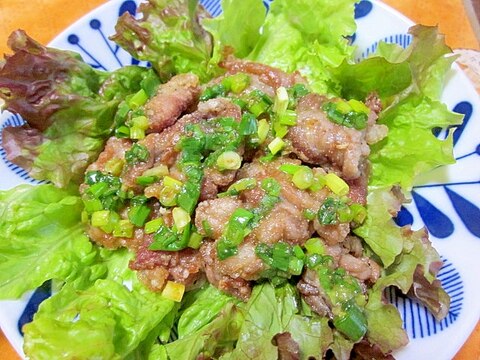 豚肉のさっくり揚げ（ピリ辛タレかけ）